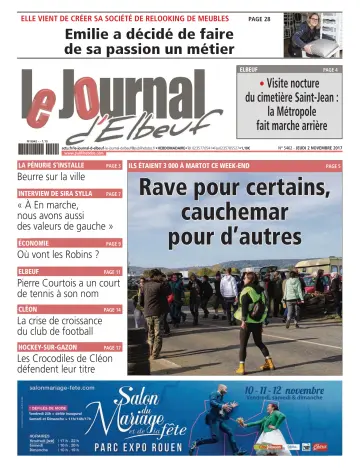 Le Journal d'Elbeuf - 2 Nov 2017