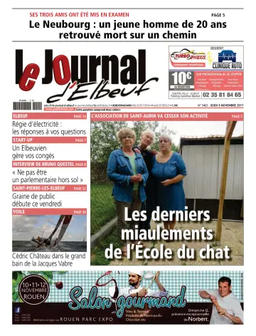 Le Journal d'Elbeuf - 9 Nov 2017