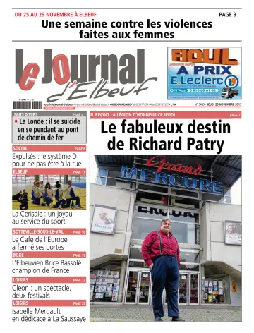 Le Journal d'Elbeuf - 23 Nov 2017
