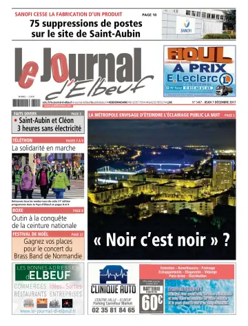 Le Journal d'Elbeuf - 7 Dec 2017