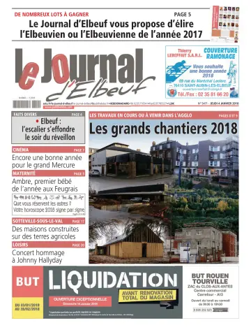 Le Journal d'Elbeuf - 4 Jan 2018