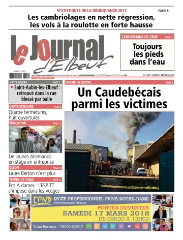 Le Journal d'Elbeuf - 22 feb. 2018