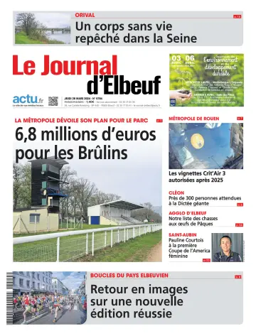 Le Journal d'Elbeuf - 28 Márta 2024