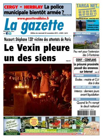 La Gazette Val d'Oise - 25 Nov 2015