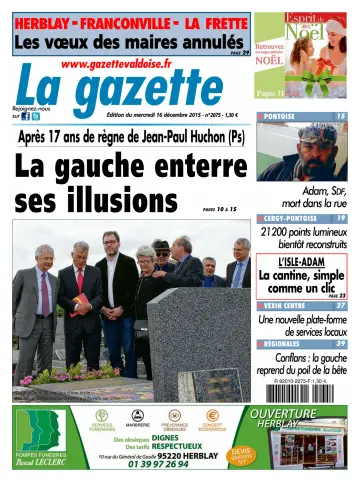La Gazette Val d'Oise - 16 Dec 2015