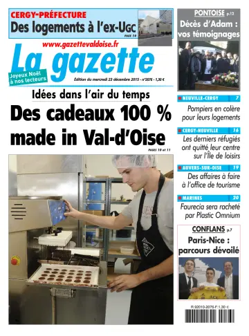 La Gazette Val d'Oise - 23 Dec 2015
