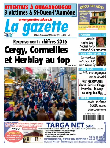 La Gazette Val d'Oise - 20 Jan 2016