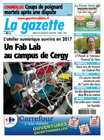 La Gazette Val d'Oise - 27 Apr 2016