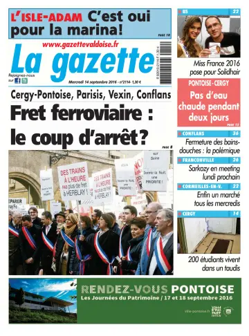 La Gazette Val d'Oise - 14 Sep 2016