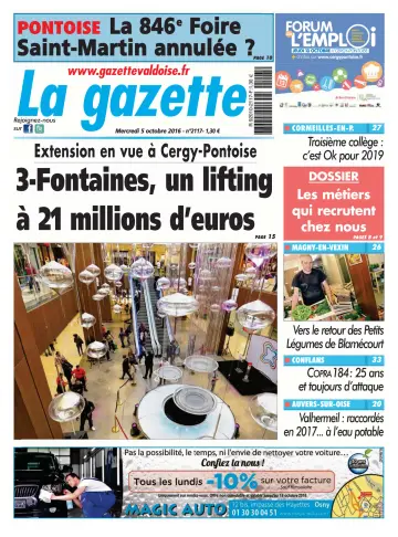 La Gazette Val d'Oise - 5 Oct 2016