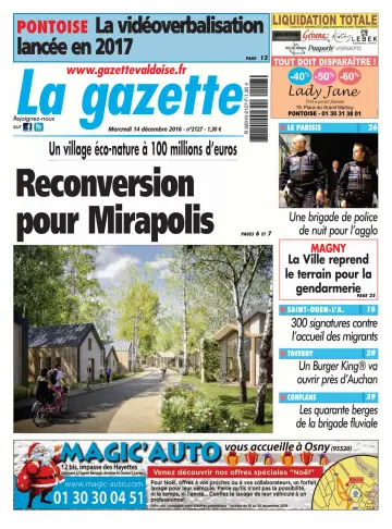 La Gazette Val d'Oise - 14 Dec 2016