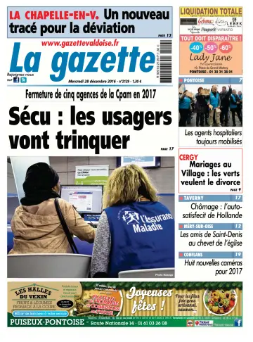 La Gazette Val d'Oise - 28 Dec 2016