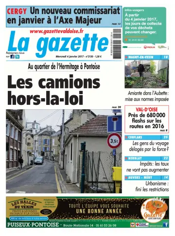 La Gazette Val d'Oise - 4 Jan 2017