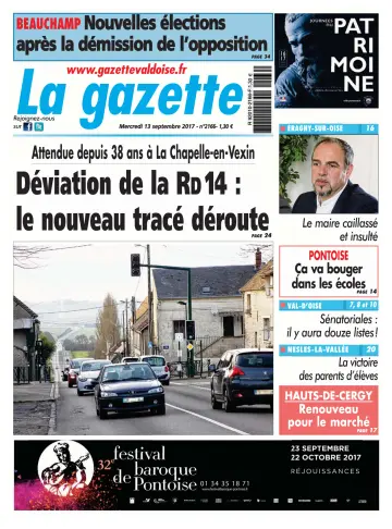 La Gazette Val d'Oise - 13 Sep 2017