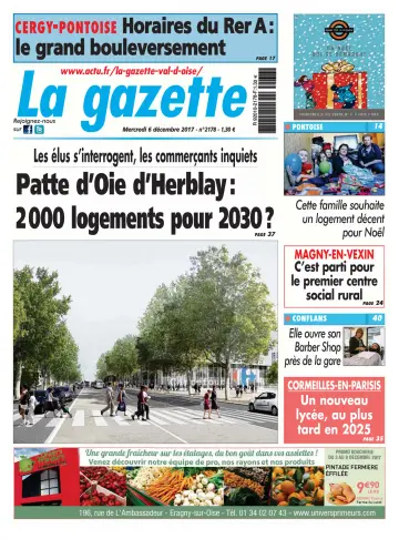 La Gazette Val d'Oise - 6 Dec 2017