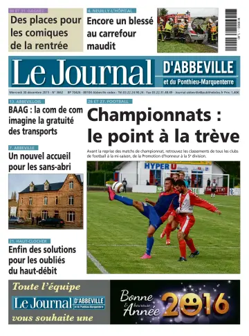 Le Journal d'Abbeville - 30 Dec 2015
