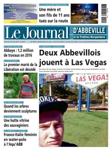 Le Journal d'Abbeville - 30 Mar 2016