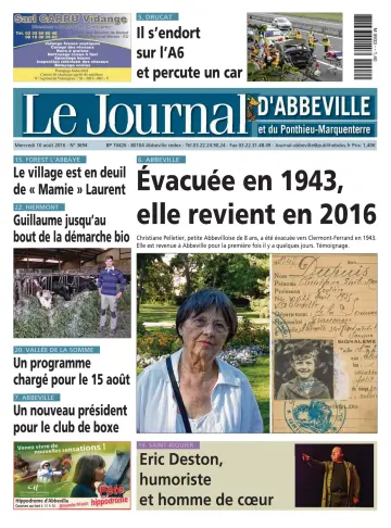 Le Journal d'Abbeville - 10 Aug 2016