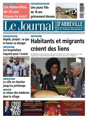 Le Journal d'Abbeville - 30 Nov 2016