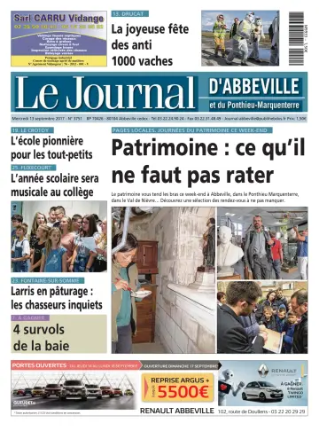 Le Journal d'Abbeville - 13 Sep 2017