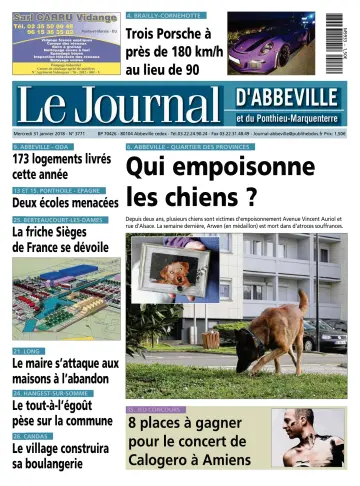 Le Journal d'Abbeville - 31 Ion 2018