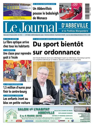 Le Journal d'Abbeville - 21 feb. 2018