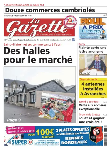 La Gazette de la Manche - 25 Oct 2017