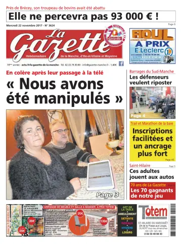 La Gazette de la Manche - 22 Nov 2017