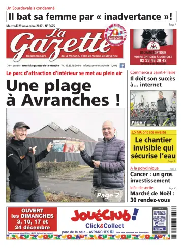 La Gazette de la Manche - 29 Nov 2017