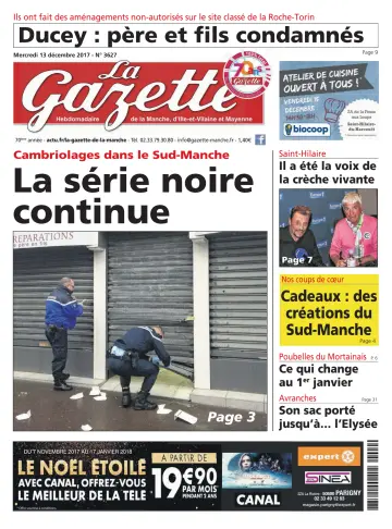 La Gazette de la Manche - 13 Dec 2017