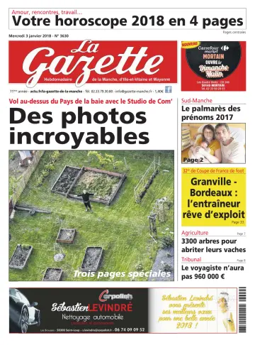 La Gazette de la Manche - 3 Jan 2018