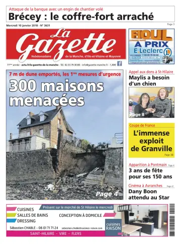 La Gazette de la Manche - 10 Jan 2018