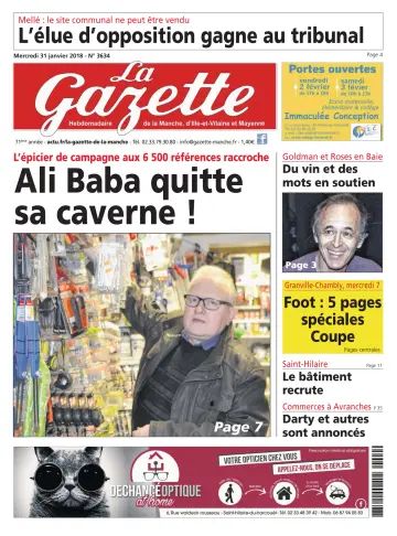 La Gazette de la Manche - 31 янв. 2018