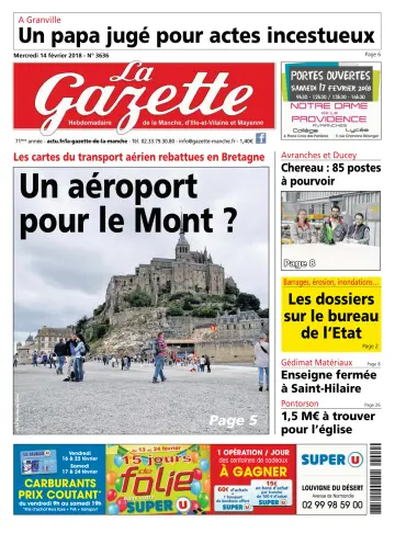 La Gazette de la Manche - 14 Chwef 2018