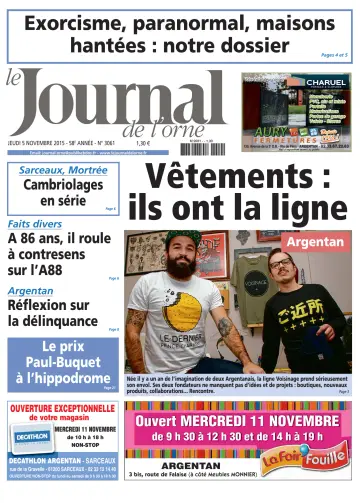 Le Journal de l'Orne - 5 Nov 2015