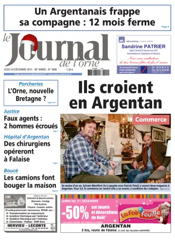 Le Journal de l'Orne - 24 Dec 2015