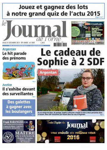 Le Journal de l'Orne - 31 Dec 2015