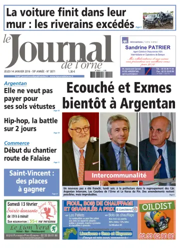 Le Journal de l'Orne - 14 Jan 2016