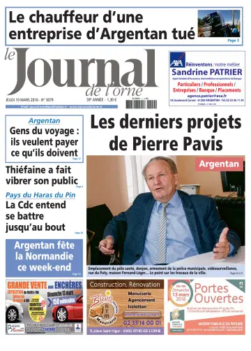 Le Journal de l'Orne - 10 Mar 2016