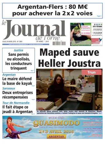 Le Journal de l'Orne - 24 Mar 2016