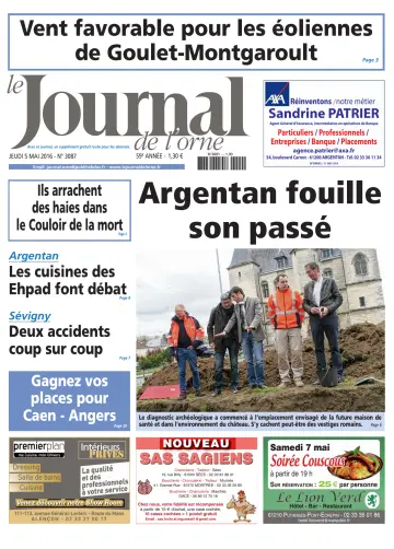 Le Journal de l'Orne - 5 May 2016