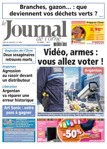 Le Journal de l'Orne - 30 Jun 2016