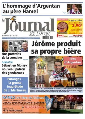 Le Journal de l'Orne - 4 Aug 2016