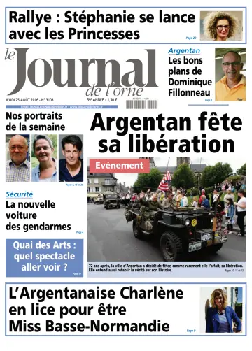 Le Journal de l'Orne - 25 Aug 2016