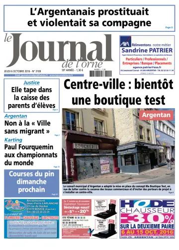 Le Journal de l'Orne - 6 Oct 2016