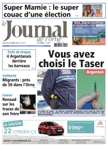Le Journal de l'Orne - 20 Oct 2016