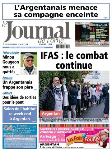 Le Journal de l'Orne - 10 Nov 2016