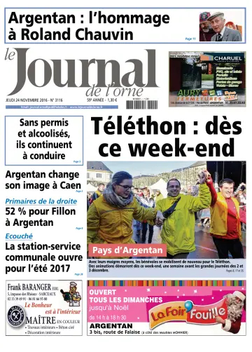 Le Journal de l'Orne - 24 Nov 2016