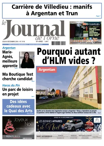 Le Journal de l'Orne - 8 Dec 2016