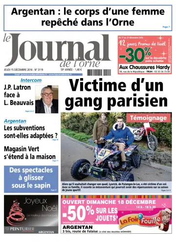 Le Journal de l'Orne - 15 Dec 2016